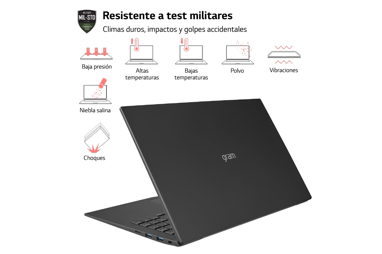 LG gram 15ZD90R/i7/ 16GB/ 512GB SSD/ 1,14Kg/ 22h / Sin Sistema Operativo, 15ZD90R-G.AX75B