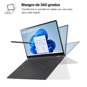 LG gram Pro 2 en 1 16T90SP Windows 11 Home/ Intel  Core  Ultra 7 / 16GB/ 512GB SSD/ 1,3Kg/ 20,5h, 16T90SP-K.AA75B