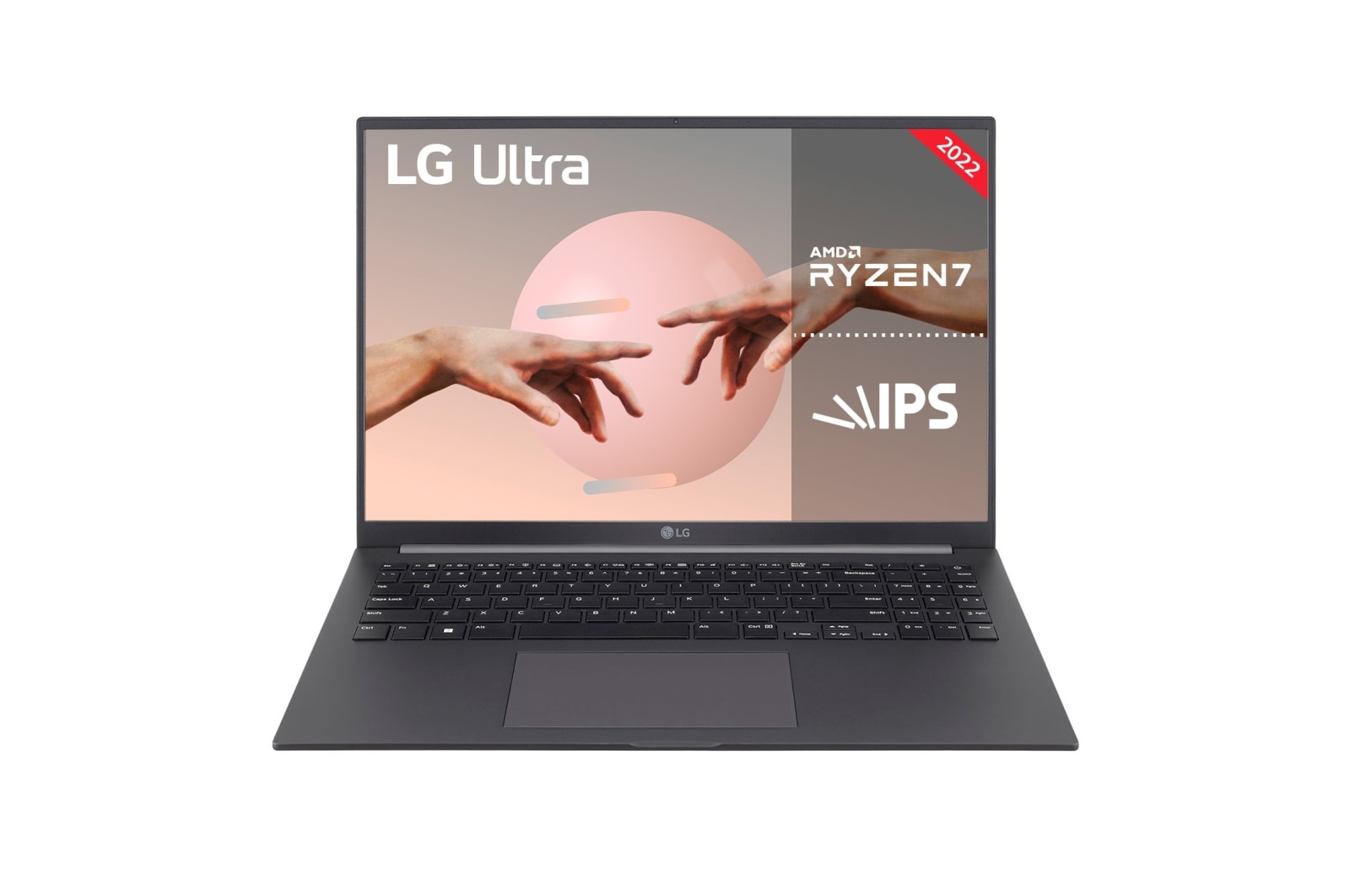 LG UltraPC- 16U70Q-G.AA76B Windows 11 Home - 16'' Ligero con pantalla 16:10 IPS antideslumbrante y procesadores AMD Ryzen serie 5000, 16U70Q-G.AA76B