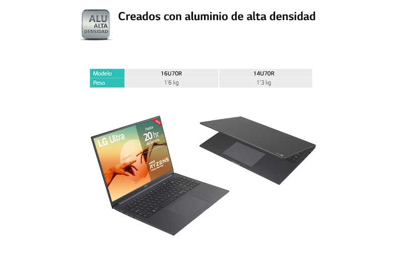 LG Ultra 16UD70R/Sin Sis OP/R5/ 16GB/ 512GB SSD/ 1,6Kg/ 20h, 16UD70R-G.AX56B