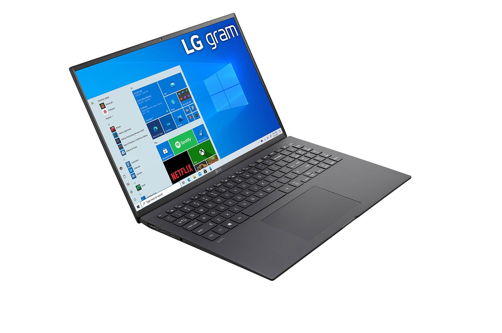 LG gram 16Z90P Windows 10 Home - Portátil ultraligero de 40,6cm (16") WQXGA 16:10 IPS (1,1Kg, autonomía 16,5h, Intel EvoTM i7 11ª gen., Iris Xe, 16GB RAM, 512GB SSD NVMe) Negro - Teclado Español, 16Z90P-G-AA78B