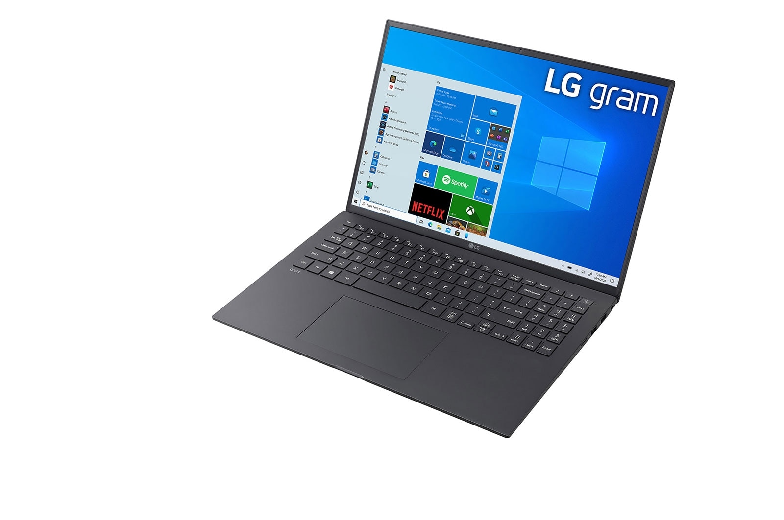 LG gram 16Z90P Windows 10 Home - Portátil ultraligero de 40,6cm (16") WQXGA 16:10 IPS (1,1Kg, autonomía 16,5h, Intel EvoTM i7 11ª gen., Iris Xe, 16GB RAM, 512GB SSD NVMe) Negro - Teclado Español, 16Z90P-G-AA78B