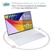 LG gram Style 16Z90RS/ i7/ Windows 11 Home/ 32GB/ 512GB SSD/ OLED/ Acabado nacarado/ 1,25Kg/ 12,5h, 16Z90RS-G.AD74B