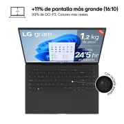 LG gram Pro 16Z90SP Windows 11 Home/ Intel Core Ultra 7/  32GB/ 512GB SSD/ RTX 3050/ 1,2Kg/ 24,5h, 16Z90SP-A.AD75B