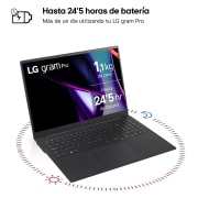 LG gram Pro 16Z90SP Windows 11 Home/ Intel®️ Core™️ Ultra 7/ 32GB/ 512GB SSD/ 1,1Kg/ 24,5h, 16Z90SP-G.AD75B