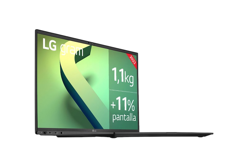 LG gram 16Z90Q Windows 11 Home - Portátil ultraligero de 40,6cm (16") WQXGA 16:10 IPS (1,2 Kg, autonomía 13h, Intel EvoTM i7 12ª gen., Iris Xe, 16GB RAM, 512GB SSD NVMe) negro- Teclado Español, 16ZB90Q-G.AA75B