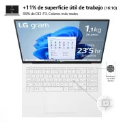 LG gram 16ZB90R/ Windows 11 Home/ i7/ 16GB/ 512GB SSD/ 1,2Kg/ 23,5h, 16ZB90R-G.AA74B