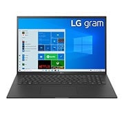 LG gram 17Z90P Windows 10 Home - Portátil ultraligero de 43,2cm (17'') WQXGA 16:10 IPS (1,3 Kg, autonomía 16,5h. Intel EvoTM i7 11ª gen., Iris Xe, 16GB RAM, 512GB SSD NVMe) Plata - Teclado Español, 17Z90P-G-AA77B