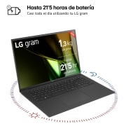 LG gram de 17 pulgadas Laptop Ligero de 32GB RAM Intel® Core™ Ultra 7 | Windows 11, Pantalla IPS Antirreflejo, 17Z90S-G.AD74B