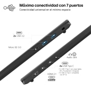 LG gram de 17 pulgadas Laptop Ligero de 32GB RAM Intel® Core™ Ultra 7 | Windows 11, Pantalla IPS Antirreflejo, 17Z90S-G.AD74B