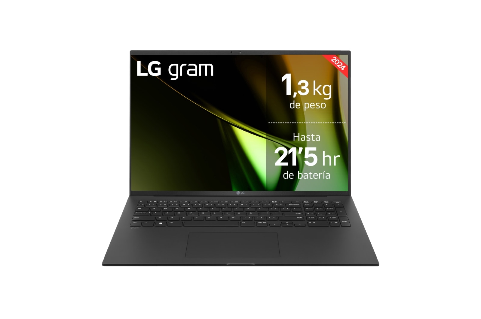 LG gram 17Z90S Windows 11 Home/ Intel® Core™ Ultra 7/ 32GB/ 2TB SSD/ 1,3Kg/ 21,5h, 17Z90S-G.AD7BB