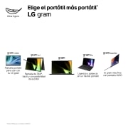 LG gram Pro 17Z90SP Windows 11 Home/ Intel  Core  Ultra 7 / 32GB/ 512GB SSD/ RTX 3050/ 1,3Kg/ 27h, 17Z90SP-E.AD75B