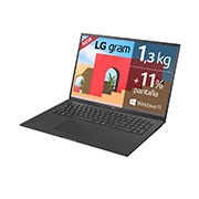 LG gram 17Z95P-G.AA78B <br>Windows 11 Home - Portátil ultraligero de 17'' WQXGA IPS (1,3kg, autonomía 15h, Intel i7 11ª gen., Iris Xe Graphics, 16GB RAM, 512GB SSD NVMe) - Teclado Español, 17Z95P-G.AA78B