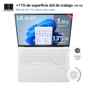 LG gram 17ZB90R/ Windows 11 Home/ i7/ 16GB/ 512GB SSD/ 1,35Kg/ 20h , 17ZB90R-G.AA74B