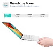 LG gram 17ZB90R/ Windows 11 Home/ i7/ 16GB/ 512GB SSD/ 1,35Kg/ 20h , 17ZB90R-G.AA74B