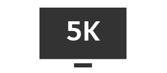Icono de pantalla hasta 5K