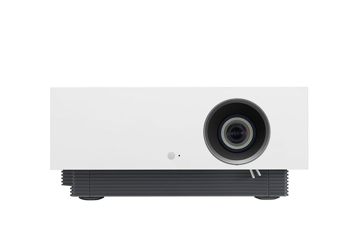 LG Proyector AU810PW - LG CineBeam con SmartTV webOS 5.0 (hasta 300", fuente Láser, 2.700 lúmenes, 3840 x 2160px, Blanco), AU810PW