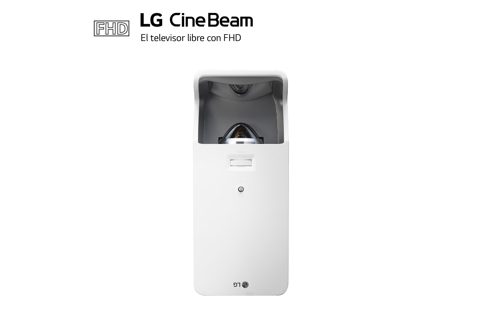 LG Proyector HF65LSR - LG CineBeam de tiro corto (hasta 100", fuente LED, 1.000 lúmenes, 1920 x 1080) 150.000:1, HF65LSR