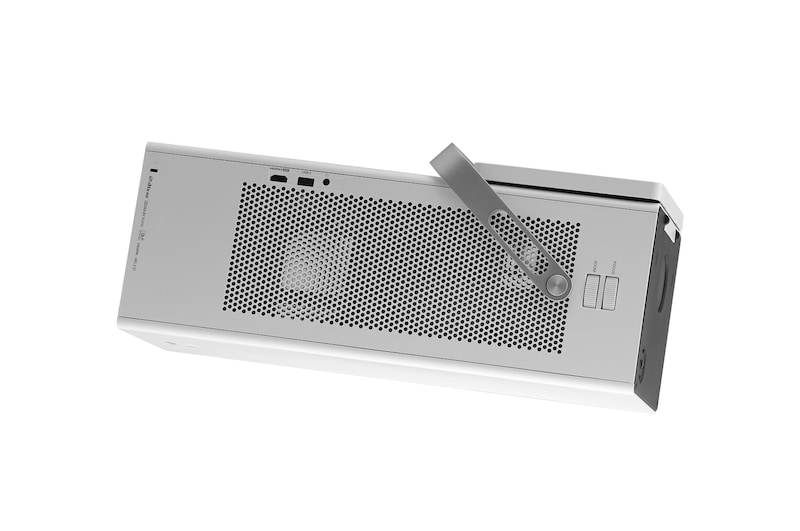 LG Proyector HU80KSW - LG CineBeam con SmartTV webOS 3.5 (hasta 150", fuente láser, 2.500 lúmenes, 3840 x 2160, Blanco) 150.000:1, HU80KSW