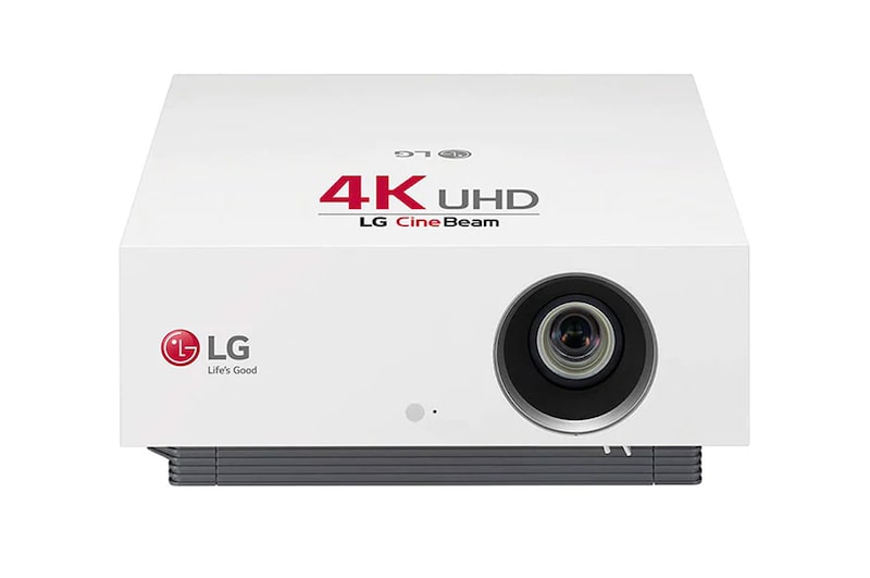 LG Proyector HU810PW - LG CineBeam con SmartTV webOS 5.0 (hasta 300", fuente Láser, 2.700 lúmenes, 3840 x 2160px, Blanco), HU810PW