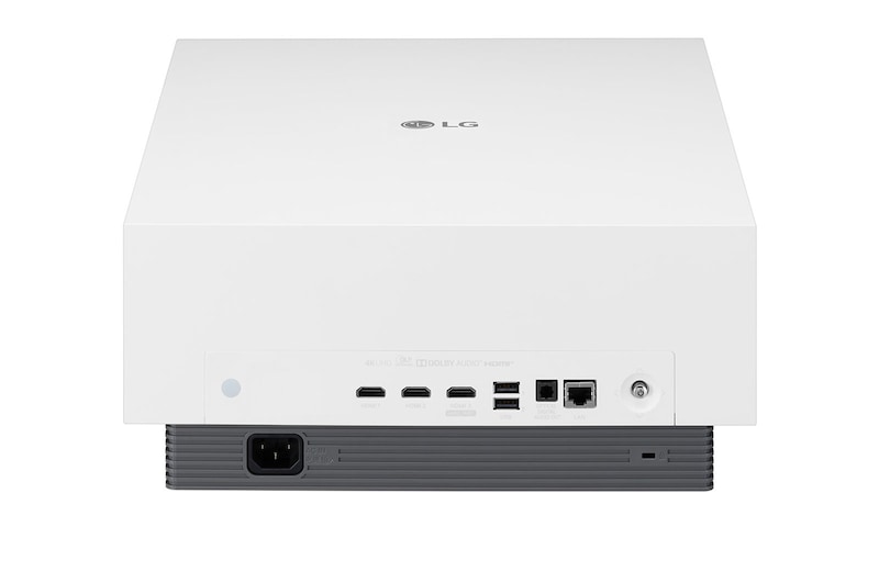 LG Proyector HU810PW - LG CineBeam con SmartTV webOS 5.0 (hasta 300", fuente Láser, 2.700 lúmenes, 3840 x 2160px, Blanco), HU810PW