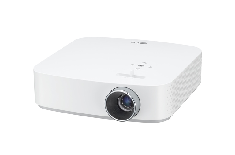 LG Proyector PF50KS - LG CineBeam con SmartTV webOS 3.5 y batería integrada (hasta 100", autonomía 2,5 horas, fuente LED, 600 lúmenes, 1920 X 1080) 100,000:1, PF50KS