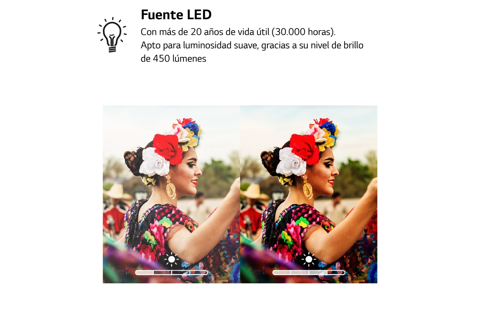 LG Proyector PF510Q - LG CineBeam con SmartTV webOS 22, hasta 100", fuente LED, 450 lúmenes FHD 1920 X 1080, PF510Q