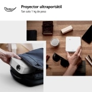 LG Proyector PF510Q - LG CineBeam con SmartTV webOS 22, hasta 100", fuente LED, 450 lúmenes FHD 1920 X 1080, PF510Q