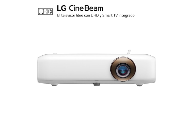 LG Proyector PH510PG - LG CineBeam con batería integrada (hasta 100", autonomía 2,5h, fuente LED, 550 lúmenes, 1280 x 720) 100,000: 1, PH510PG