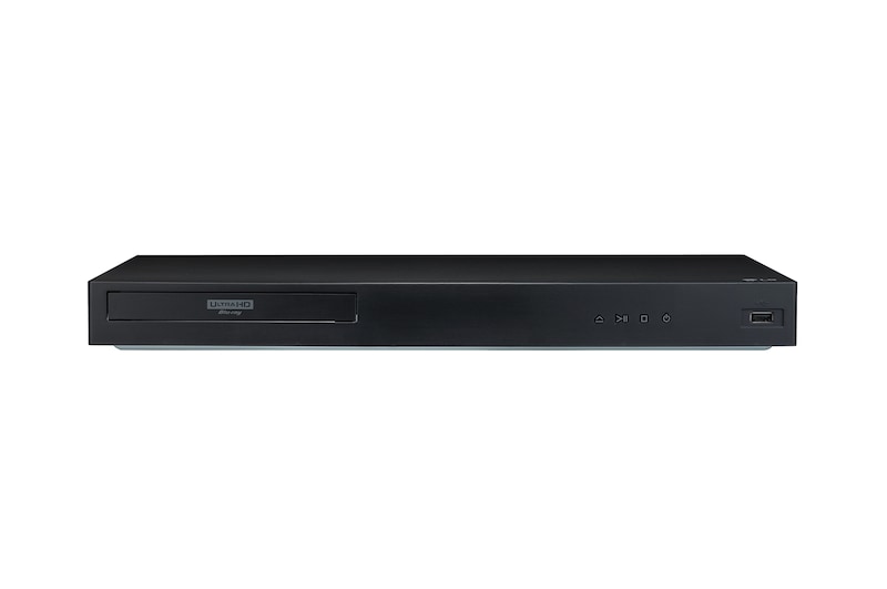 LG UBK80. Reproductor Blu-ray 4K con HDR10. Escalador 4K con conectividad HDMI, USB y cable óptico., UBK80