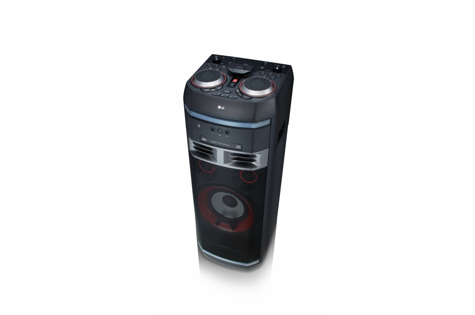 LG Equipo de alto voltaje con 1000W de potencia, Bluetooth, Party link inalámbrico, USB, funciones DJ y Karaoke Star, OK75