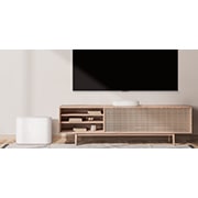 LG Barra de sonido compacta LG QP5W Éclair de 320W de potencia 3.1.2 canales con calidad de sonido Hi-Res Audio, Dolby Atmos, DTS:X  y HDMI eARC., QP5W