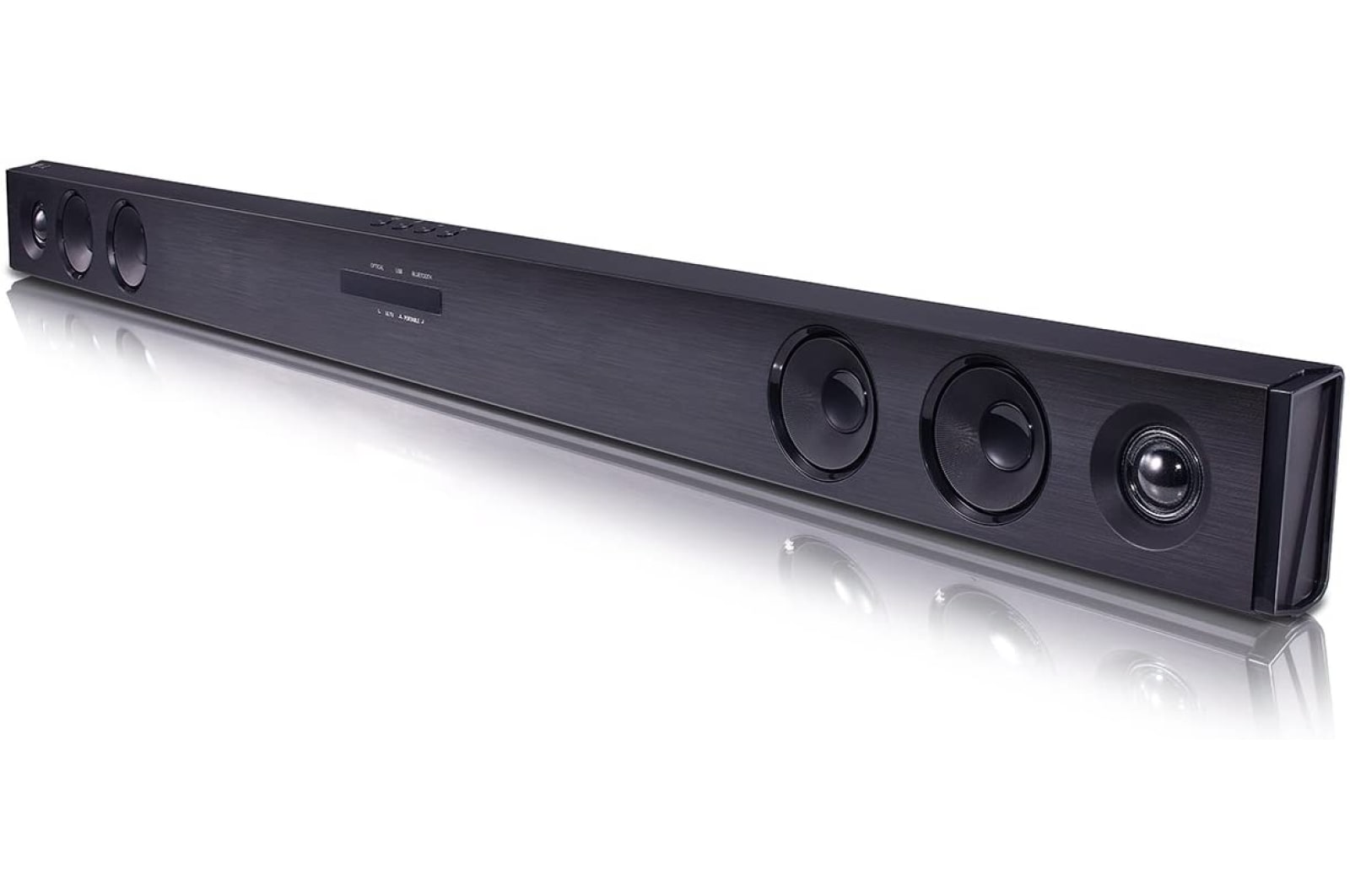 LG Barra de Sonido inalámbrica de 2.1 canales y 40W de Potencia, Diseño Compacto y TV Sound Sync, SK1D