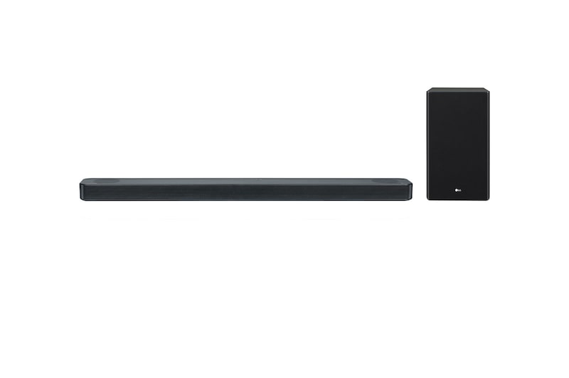 LG Barra de Sonido Inteligente SL8YG de 440W 3.1.2 con sonido envolvente Dolby Atmos, dts:X, Hi-Res, Meridian y Asistente de Google., SL8YG