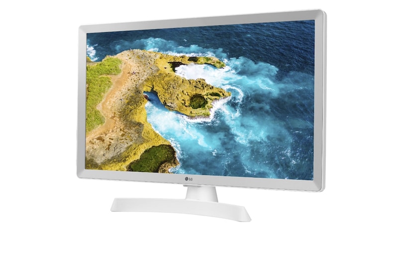 LG TV de Pequeña Pulgada de 24'' de LG HD, amplio ángulo de visión, LED con Profundidad de Color: 16.7M Millones de Colores., Tiempo de Respuesta: 14ms, SMART TV webOS22, 24TQ510S-WZ