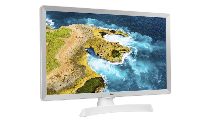 LG TV de Pequeña Pulgada de 24'' de LG HD, amplio ángulo de visión, LED con Profundidad de Color: 16.7M Millones de Colores., Tiempo de Respuesta: 14ms, SMART TV webOS22, 24TQ510S-WZ
