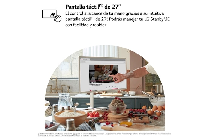 LG Outlet LG StanbyMe el único Smart TV portátil y táctil que te acompaña estés donde estés., 27ART10AKPL.OUTLET