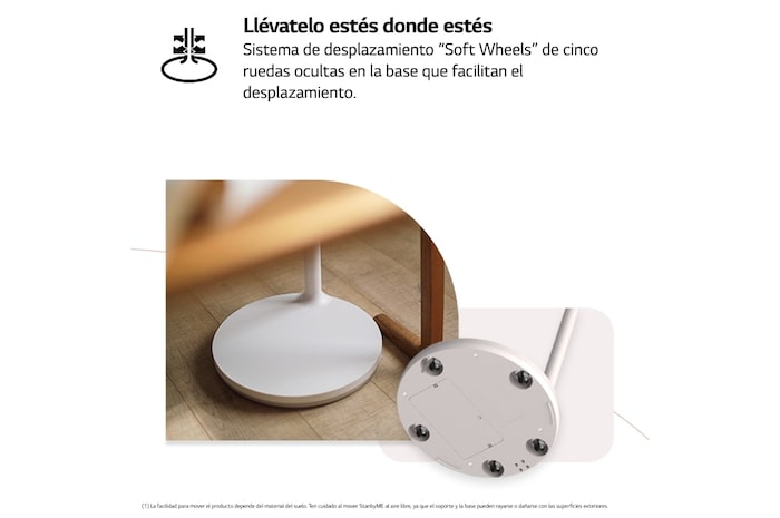 LG Outlet LG StanbyMe el único Smart TV portátil y táctil que te acompaña estés donde estés., 27ART10AKPL.OUTLET