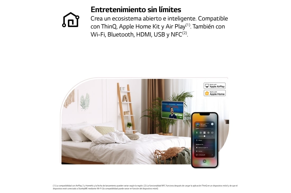 LG LG StanbyMe el único Smart TV portátil y táctil que te acompaña estés donde estés., 27ART10AKPL