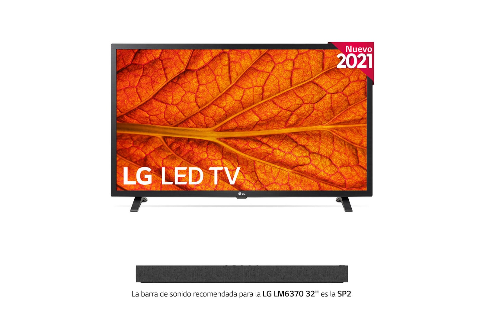 LG TV LED FULLHD, 80cm/32", AI Smart TV, Procesador Quad Core, ThinQ webOS 4.5 con Sonido Virtual Surround Plus, 2xUSB, 3xHDMI, G, 32LM6370PLA