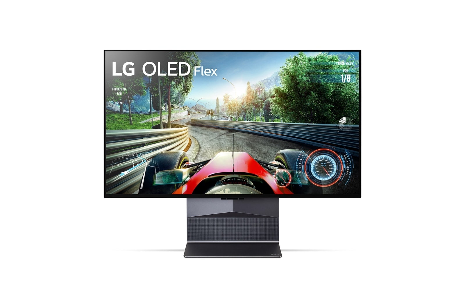 LG TV LG 4K OLED evo FLEXible con iluminación ambiente LED, Procesador Inteligente de Máxima Potencia 4K a9 Gen 5 con IA, compatible con el 100% de formatos HDR, HDR Dolby Vision y Dolby Atmos. Smart TV webOS22, único TV con G-Sync además de VRR y Freesync, el mejor TV para Gaming. , 42LX3Q6LA