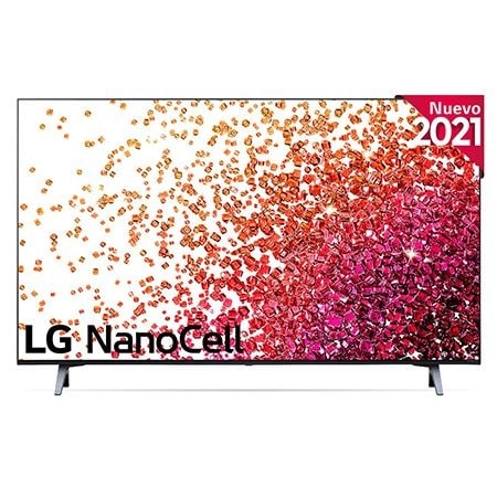 Vista frontal del LG NanoCell TV