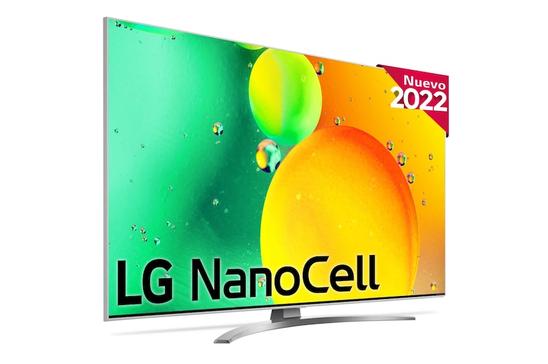 LG Televisor LG 4K Nanocell, Procesador de Gran Potencia 4K a5 Gen 5, compatible con formatos HDR 10, HLG y HGiG, Smart TV webOS22, 43NANO786QA