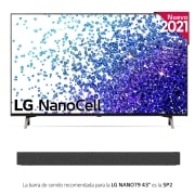 LG 4K NanoCell, SmartTV webOS 6.0, Procesador de Imagen 4k Quad Core [Clase de eficiencia energética G], 43NANO796PB