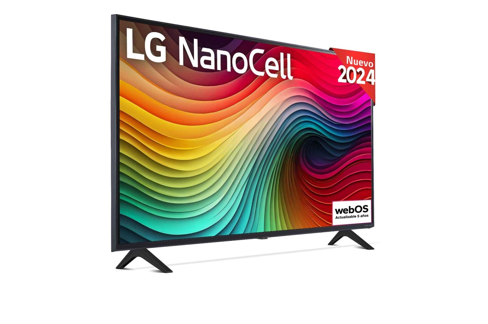 LG 43 pulgadas TV LG NANOCELL 4K serie AI NANO81  con Smart TV WebOS24, 43NANO81T6A