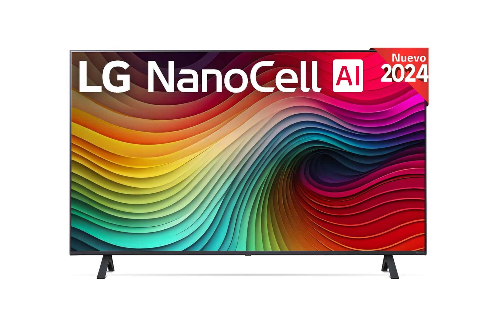 LG 43 pulgadas TV LG NANOCELL 4K serie AI NANO81 con Smart TV WebOS24, 43NANO81T6A