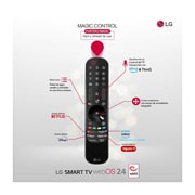 LG 43 pulgadas TV LG NANOCELL 4K serie AI NANO81  con Smart TV WebOS24, 43NANO81T6A