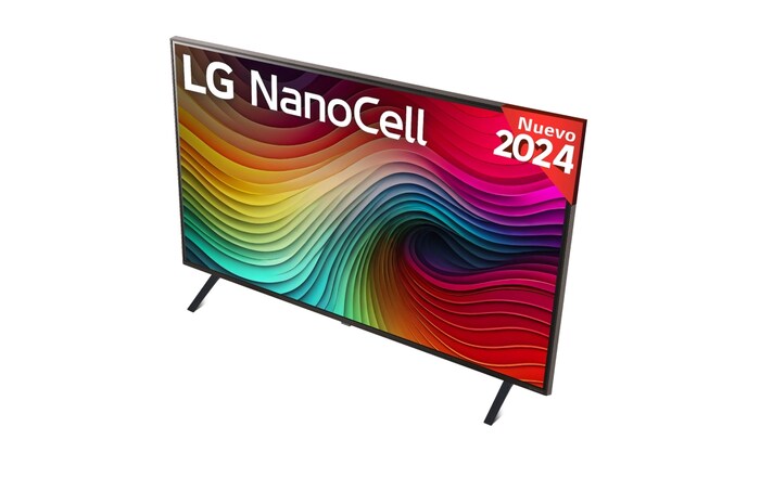 LG 43 pulgadas TV LG NANOCELL 4K serie AI NANO82 con Smart TV WebOS24, 43NANO82T6B