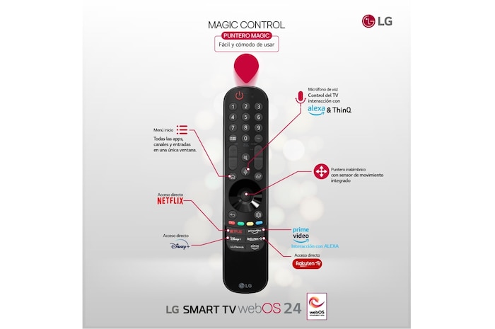 LG 43 pulgadas TV LG NANOCELL 4K serie AI NANO82 con Smart TV WebOS24, 43NANO82T6B