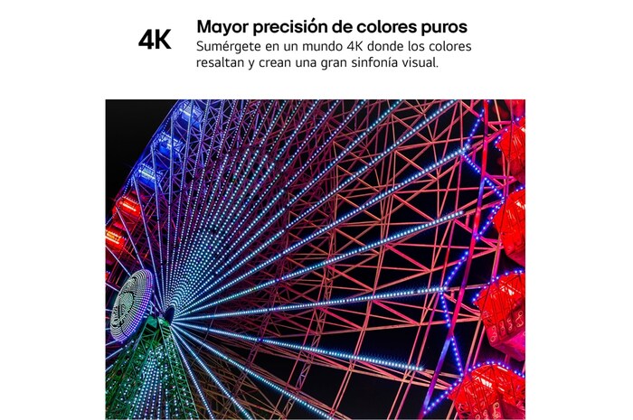 LG 43 pulgadas TV LG NANOCELL 4K serie AI NANO82 con Smart TV WebOS24, 43NANO82T6B